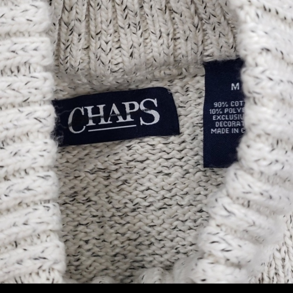 Chaps Ralph Lauren Polo mens zip neck sweater - Picture 4 of 7